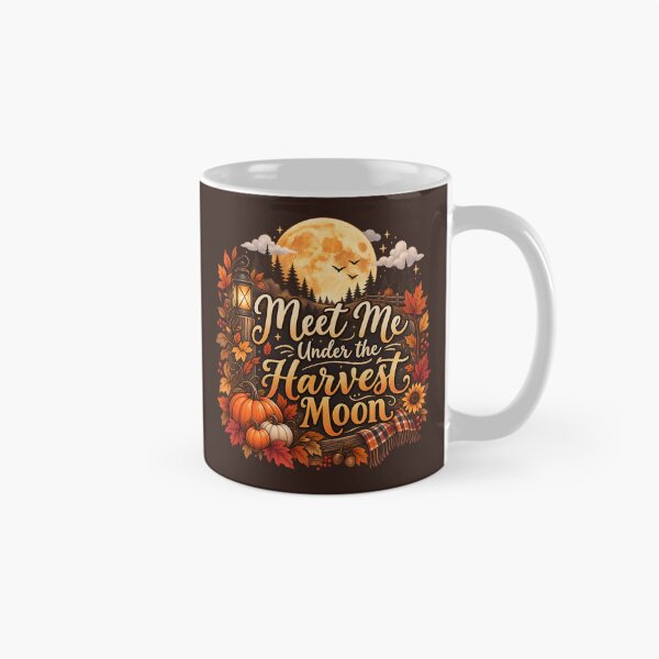 Artikelvorschau, Triff mich unter dem Erntemond – Gemütliche Herbstnacht entworfen und verkauft von blankTeeShirt.