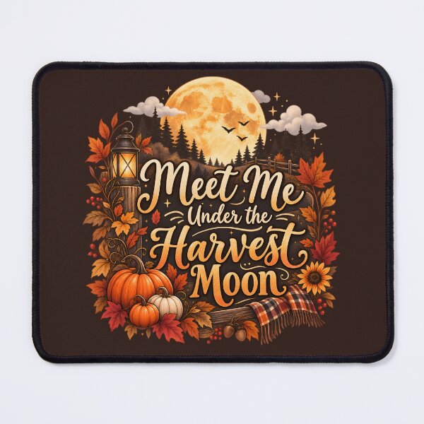 Item preview, Meet Me Under the Harvest Moon – Cozy Autumn Night designed and sold by blankTeeShirt.