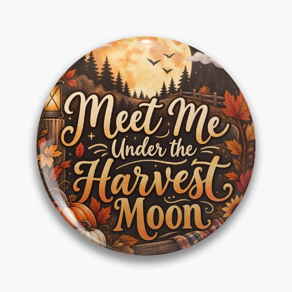 Item preview, Meet Me Under the Harvest Moon – Cozy Autumn Night designed and sold by blankTeeShirt.