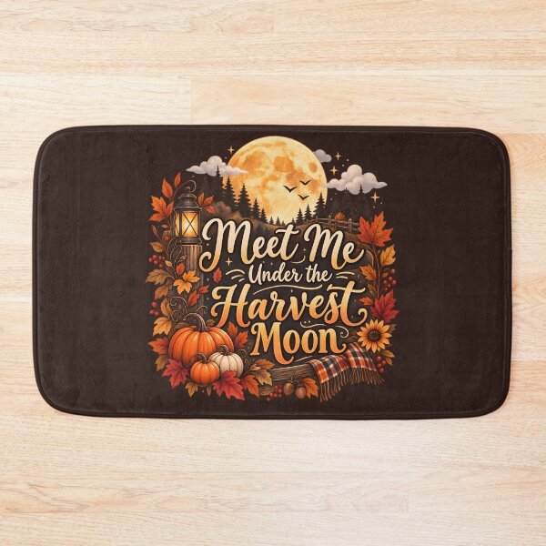 Item preview, Meet Me Under the Harvest Moon – Cozy Autumn Night designed and sold by blankTeeShirt.