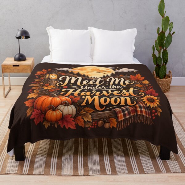 Item preview, Meet Me Under the Harvest Moon – Cozy Autumn Night designed and sold by blankTeeShirt.
