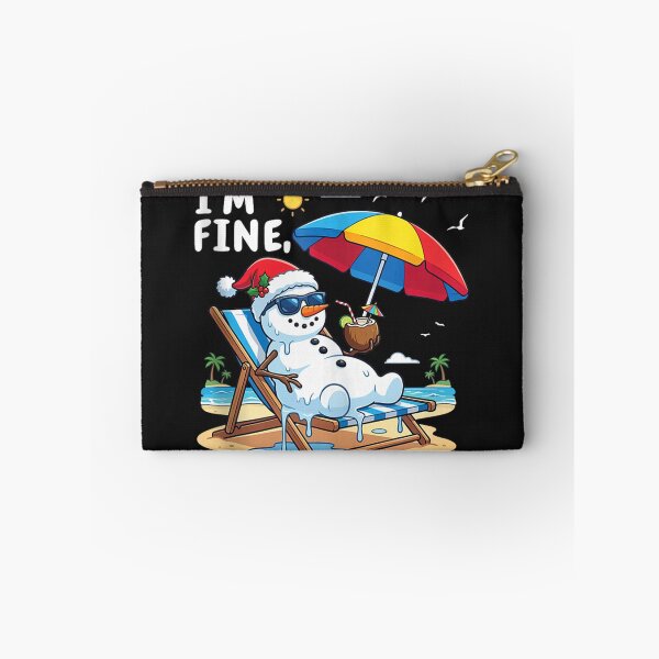Item preview, Snowman Summer Christmas Its Fine Im Fine Everythings Fine designed and sold by vetr772.