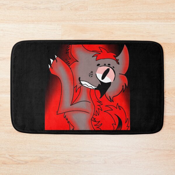 Item preview, playful red cartoon wolf character designed and sold by Baby-Care.