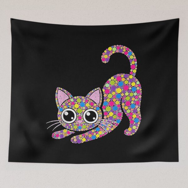 Item preview, Cat Happy Dot Day Shirts Boys Girls Colorful Polka Dot designed and sold by MiteKangerin.