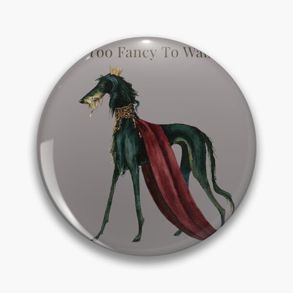 Item preview, Too Fancy To Walk - Regal Irish Wolfhound Wearing Crown Funny Dog Lover Design designed and sold by Anastasiia Yurevych.