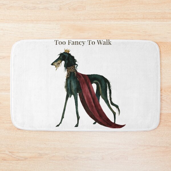 Item preview, Too Fancy To Walk - Regal Irish Wolfhound Wearing Crown Funny Dog Lover Design designed and sold by Anastasiia Yurevych.