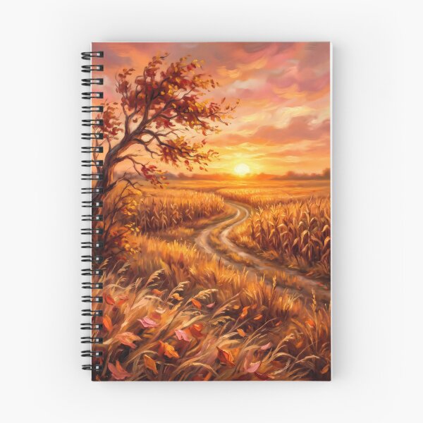 Item preview, Country Road at Sunset designed and sold by RedPeaStudio.