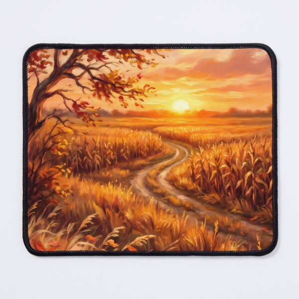 Item preview, Country Road at Sunset designed and sold by RedPeaStudio.