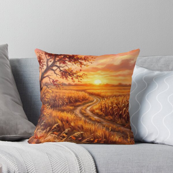 Item preview, Country Road at Sunset designed and sold by RedPeaStudio.