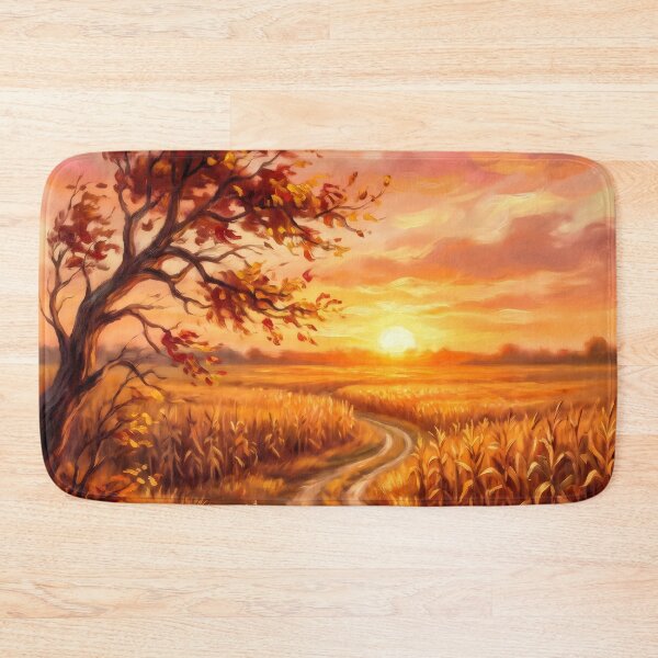Item preview, Country Road at Sunset designed and sold by RedPeaStudio.