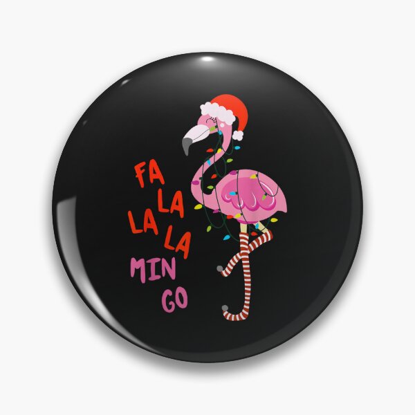Item preview, FA La La Mingo Flamingo Christmas Tropical Xmas Tree Lights designed and sold by vetr772.