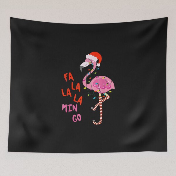 Item preview, FA La La Mingo Flamingo Christmas Tropical Xmas Tree Lights designed and sold by vetr772.