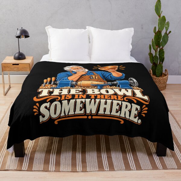 Item preview, The Bowl Is in There Somewhere Woodturning Humor T-Shirt – Funny Woodturner Gift, Woodworking Graphic designed and sold by Trendably.
