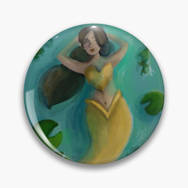 Item preview, Mermaid in the water lilies designed and sold by AngeArtiste.
