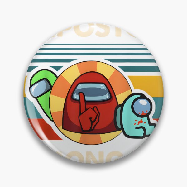 Item preview, Diseño de impostor de Among Us de estilo vintage inspirado en los videojuegos clásicos. designed and sold by Kn0xX.