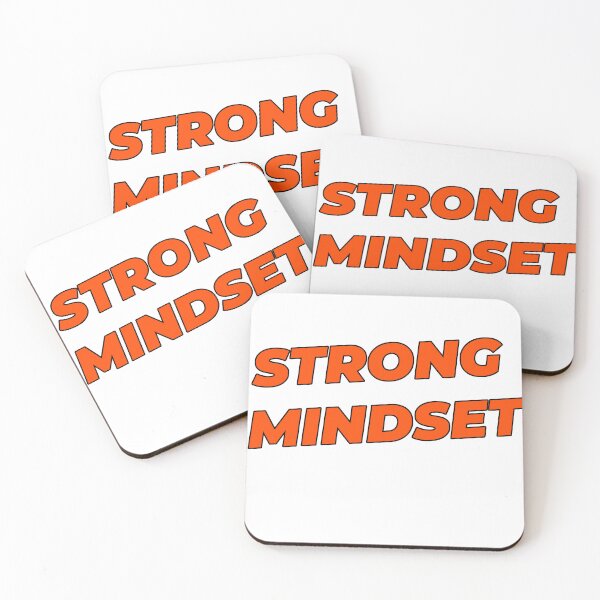 Item preview, Strong Mindset - Bold Motivational Gym Typography designed and sold by MA-Apparel.