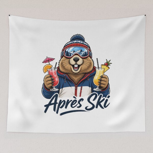 Item preview, Après-ski party, beaver cocktail, winter sports designed and sold by Loona97.