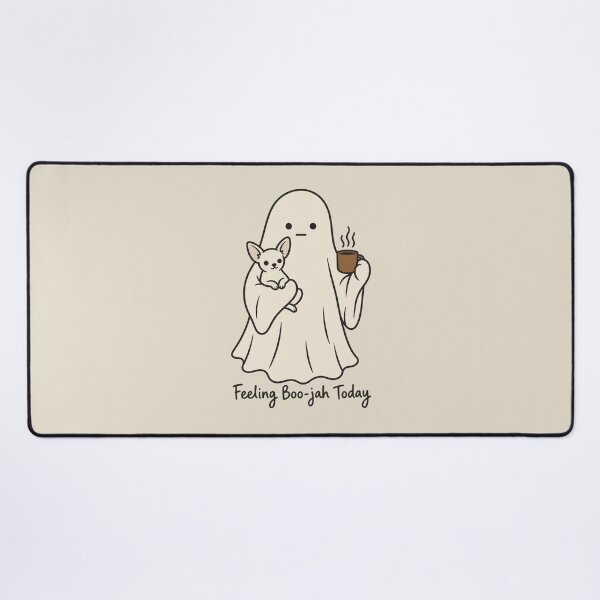 Item preview, Feeling Boo-jah Minimalist Ghost Chihuahua designed and sold by AmiGraph.