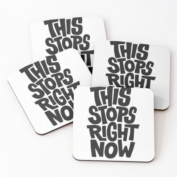 Item preview, Bold Typography and Assertive Message – This Stops Right Now designed and sold by WATEKE.