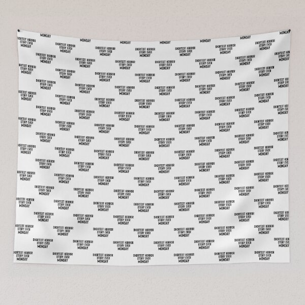 Item preview, The Shortest Horror Story Ever - Minimalist Spooky Design designed and sold by Jester-Man.
