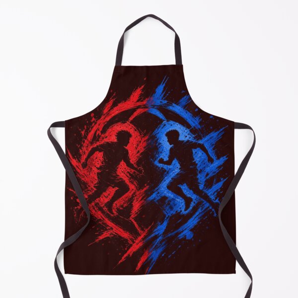 Item preview, Blue vs red soccer art clash designed and sold by Nexus Space.