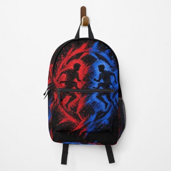 Item preview, Blue vs red soccer art clash designed and sold by Nexus Space.