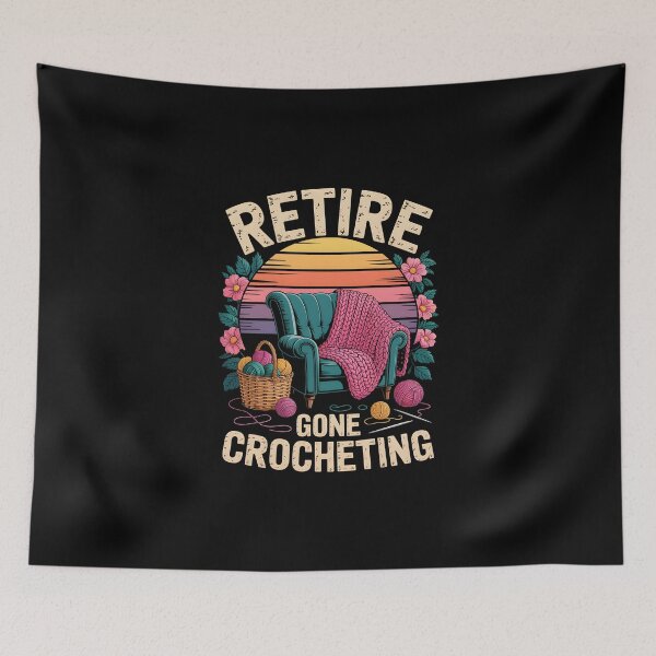 Item preview, Retire – Gone Crocheting   designed and sold by jkrphoto.