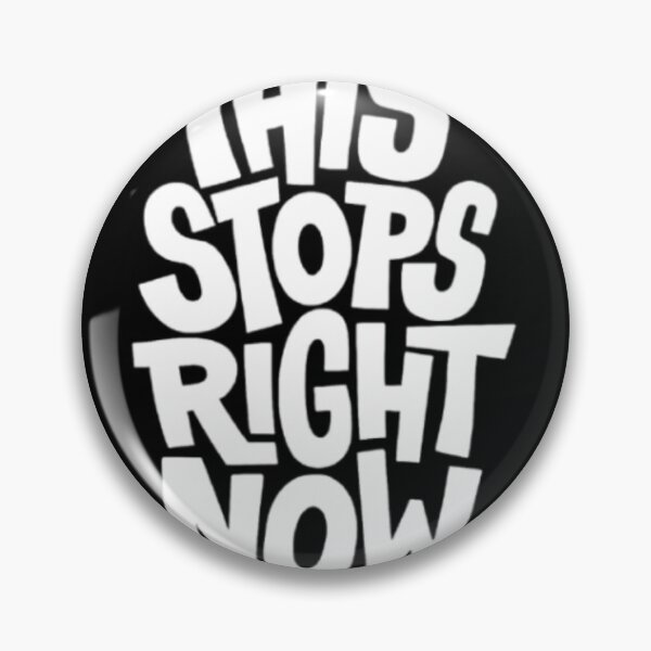 Item preview, Bold Typography and Direct Message – This Stops Right Now designed and sold by WATEKE.