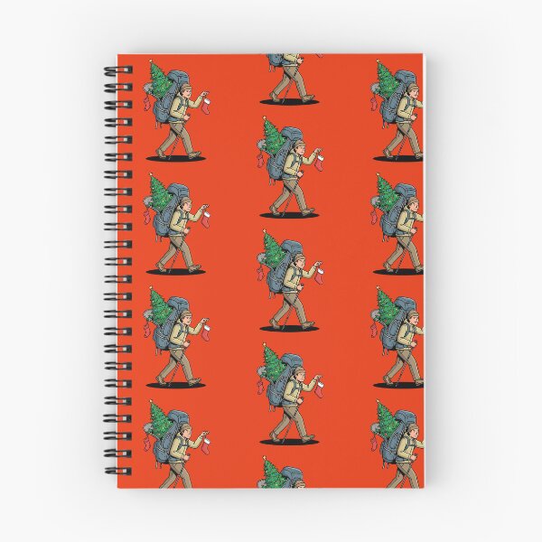 Item preview, Backpacker Christmas Tree Hiker Holiday Pop Art designed and sold by Rare By Hero.