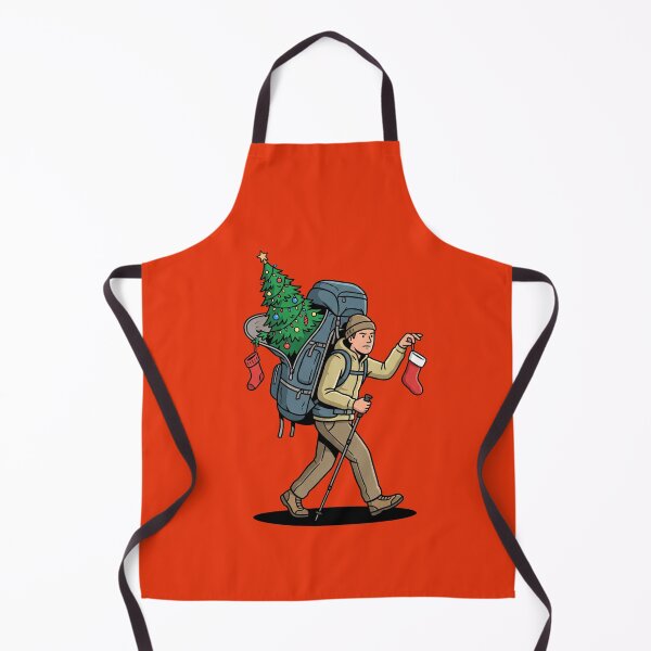 Item preview, Backpacker Christmas Tree Hiker Holiday Pop Art designed and sold by Rare By Hero.