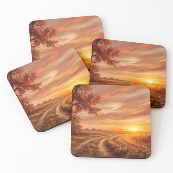 Item preview, Autumn Harvest Field designed and sold by RedPeaStudio.