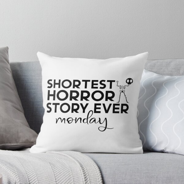 Item preview, The Shortest Horror Story Ever - Minimalist Dark Fiction Design designed and sold by Jester-Man.