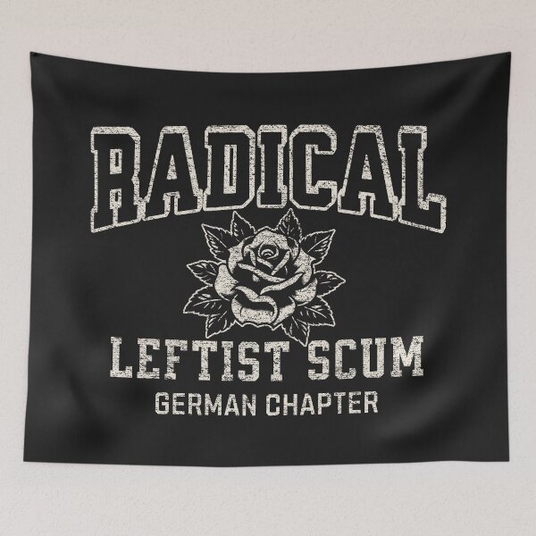 Item preview, Radical Leftist Scum German Chapter Vintage Rose designed and sold by VariousGoodies.