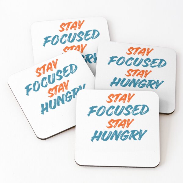 Item preview, STAY FOCUSED STAY HUNGRY. designed and sold by TypeMuse.