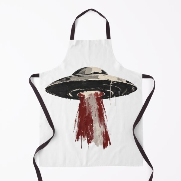 Item preview, Retro Grunge UFO Dripping Paint Flying Saucer designed and sold by zzz888.