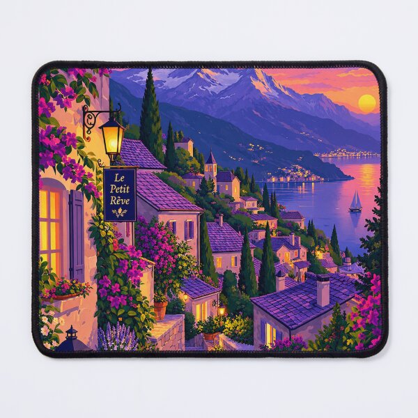 Item preview, Village Steps to the Alpine Lake designed and sold by everlycosper.
