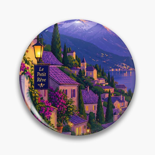 Item preview,  Village Steps to the Alpine Lake designed and sold by everlycosper.