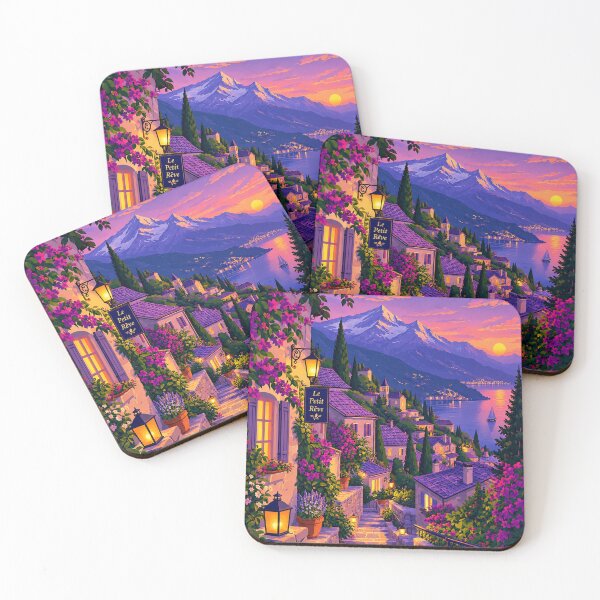 Item preview,  Village Steps to the Alpine Lake designed and sold by everlycosper.