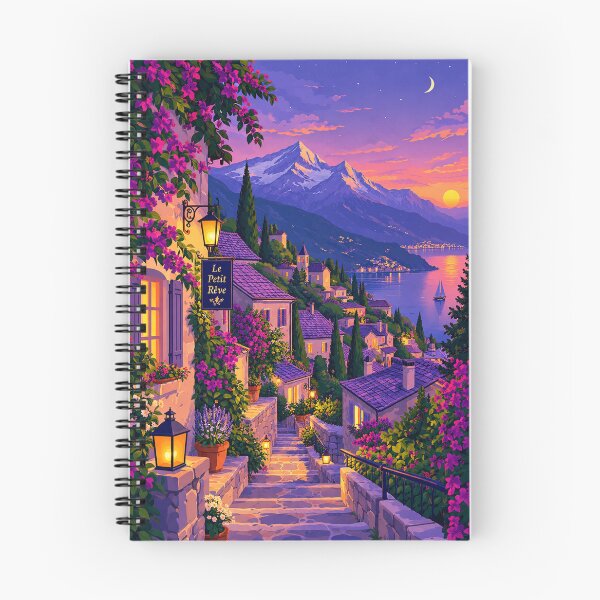 Item preview,  Village Steps to the Alpine Lake designed and sold by everlycosper.