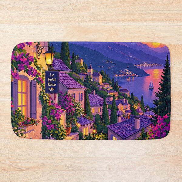 Item preview,  Village Steps to the Alpine Lake designed and sold by everlycosper.