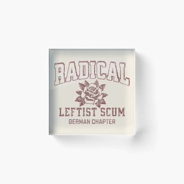 Item preview, Radical Leftist Scum German Chapter Vintage Rose designed and sold by VariousGoodies.