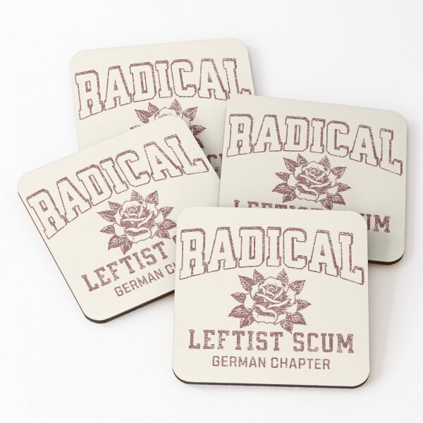 Item preview, Radical Leftist Scum German Chapter Vintage Rose designed and sold by VariousGoodies.