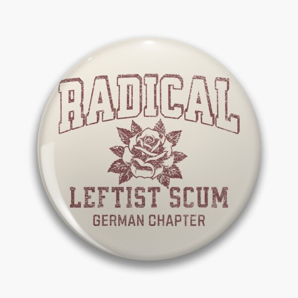 Item preview, Radical Leftist Scum German Chapter Vintage Rose designed and sold by VariousGoodies.