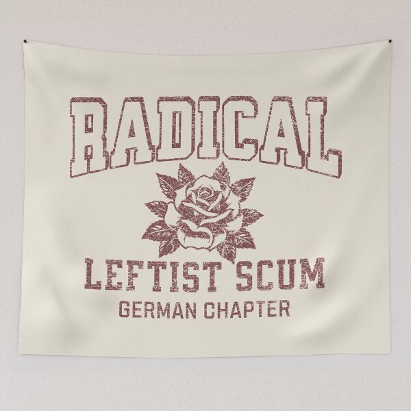 Item preview, Radical Leftist Scum German Chapter Vintage Rose designed and sold by VariousGoodies.