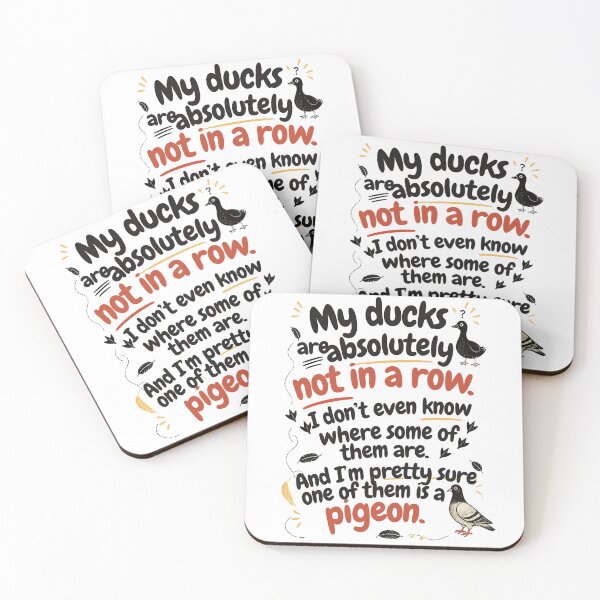 Item preview, Ducks In A Row designed and sold by LaughandLaugh.