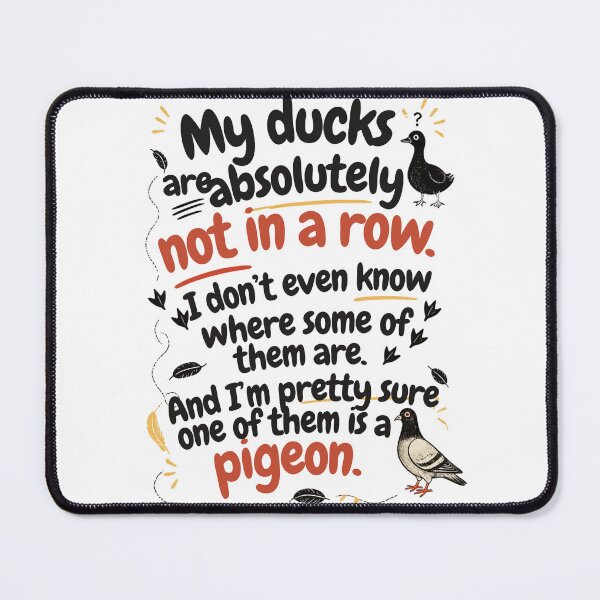 Item preview, Ducks In A Row designed and sold by LaughandLaugh.