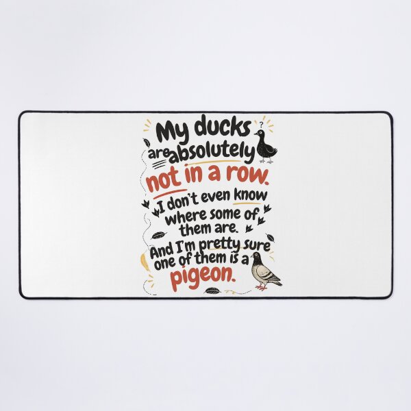 Item preview, Ducks In A Row designed and sold by LaughandLaugh.