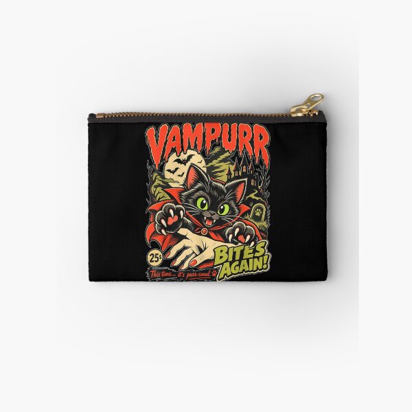 Item preview, Vampurr Bites Again Halloween Vampire Cat  designed and sold by MiteKangerin.