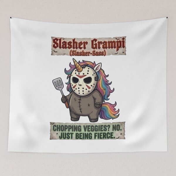 Item preview, Funny Jason Voorhees Unicorn Slasher Sass Spatula Fierce designed and sold by Sitred123.
