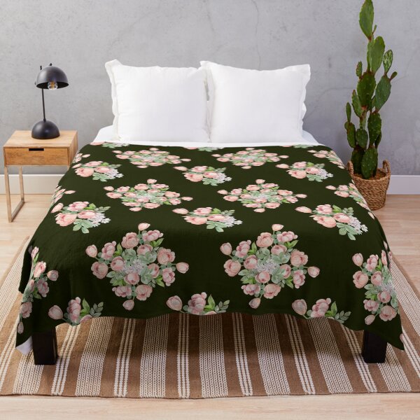 Item preview, Dark Olive Pink Tulip Floral Seamless Pattern designed and sold by Jyoti Digital Artist.